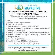 Mh thamrin ruko union, blok c no. Lowongan Kerja Bumi Cilangkap Permai Tasikmalaya Loker Tasikmalaya