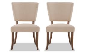 cream upholstered dining chairs