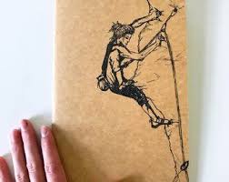 Maybe you would like to learn more about one of these? Rock Climbing Drawing Rock Climber Journal By Theartoftraveling On Etsy Climbing Art Rock Climbing Drawing Rocks