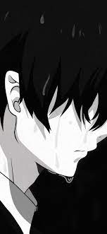 Sad black wallpapers top free sad black backgrounds. Anime Sad Black And White Wallpapers Wallpaper Cave