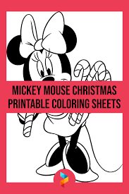 Free printable mickey mouse christmas coloring pages. 6 Best Mickey Mouse Christmas Free Printable Coloring Sheets Printablee Com