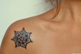 43 Attractive Lotus Flower Tattoo Designs Small Mandala Tattoo Collar Bone Tattoo Collar Bone Tattoo Ideas