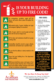 Acadian Fire Protection Inc Fire Protection Occupational Health And Safety Fire