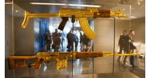 Ak47 in gold cerakote rad_2213. Indictments Issued In Attempted Sale Of Saddam Hussein S Family Guns Guns Com