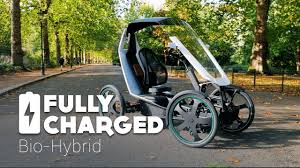 Bio Hybrid Fully Charged Youtube Bike Electric Car Cycle Car