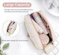 Lannvan Borsa Cosmetica a Doppio Strato, Grande Beauty Case Donna  Impermeabile in PU, Beauty Case da Viaggio con Scomparti Porta Pennelli per  Trucco, ...