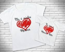 Camisetas Personalizadas Mae Pai E Filha Camiseta Tal Mae Tal Filha Eu Sou Dela E Ela E Minha Camisetas Pai E Filho Tal Mae Tal Filha Moda Mae E Filha