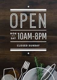 Business Hours Vinyl Design Window Decal Opening Hours Sign Business Hours Sign Store Hours Sign