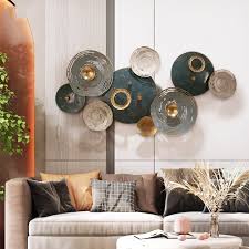 Wall decor is one of the most important things when it comes to home decor and creating a certain click luxury design products to see the full range of luxury brands and interior products available in. European Luxury Wrought Accessories Home Livingroom Iron Round Shape Wall Hanging Ornaments Decoration Lobby Wall Sticker Crafts Nordic Wall Canvas Home And Decoration