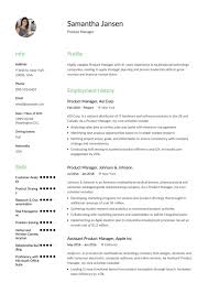 How confident are you feeling about your resume? Product Manager Resume Sample Template Example Cv Formal Design Manager Resume Resume Examples Resume Guide