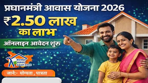 🏠 PM Awas Yojana 2026 – Big Update! 🎉 सरकार दे रही है 💰 ₹2,50,000 तक की सहायता 🏡 अपना पक्का मकान बनाने के लिए 👉 Apply Online Now 🔗 https://rojgarparinam.com/pm-awas-yojana-online-apply-2026/ 📢