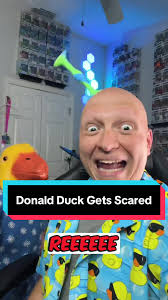 Donald Duck Scared of Pool