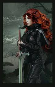 Red Haired Principality Of Aalban Boldavia Caurenze New Averoigne Glantri Vestland N Ern Reac Fantasy Female Warrior Fantasy Characters Warrior Woman