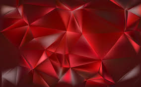 Download Wallpapers Polygons Triangle 4k Red Background Geometry Abstract Material Creative Besthqwallpapers Com Red And Black Wallpaper Polygon Abstract