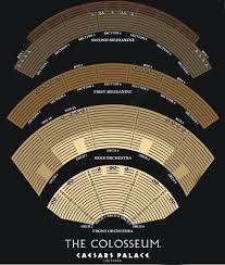 Caesars Palace Colosseum Interactive Seating Chart Caesars