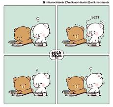 Jeho son & kwangsu lee, starring one of their characters : Pin By Morefly230 On Milk Mocha Comic Cute Bear Drawings Cute Cartoon Wallpapers Cute Cartoon Drawings