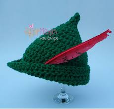 Instant Download Peter Pan Robin Hood Hat Crochet Pattern Etsy In 2020 Hood Hat Crochet Crochet Hats Robin Hood Hat