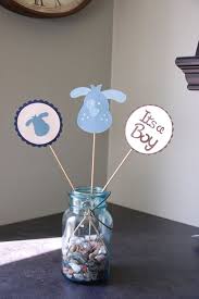 6pcs blue pacifier centerpiece for boy baby shower party table decorations 11.2. 18 Boys Baby Shower Centerpieces You Ll Like Shelterness