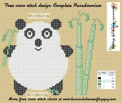 Scenic camel cross stitch chart. Hancock S House Of Happy Complete Panda Monium Cute Kawaii Panda Cross Stitch Design Free To Download