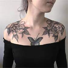 Are you searching great breast butterfly tattoos for you? Women S Upper Chest Tattoos Novocom Top
