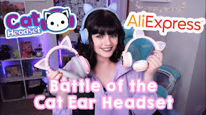 Promoting this newly announced headphones is a lovely main visual by the artist bison倉鼠. Catheadset Vs Aliexpress Cat Ear Headphones Review And Comparison Youtube