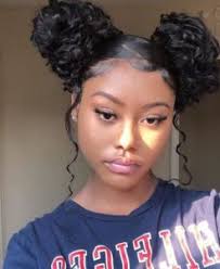 Maybe you would like to learn more about one of these? Messy Space Buns Natural Hair Hair Style 2020