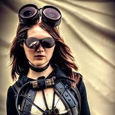 stabilityai/stable-diffusion · Woman, steampunk techwear, sun glasses,  hyper-realistic