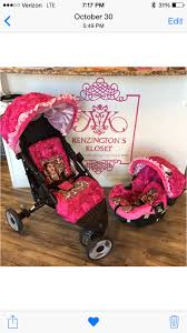 Custom Eddie Bauer Stroller And Car Seat Cover Hot Pink Rosette And Brown And Pink Damask Stroller Cover Carseat Cover Stroller