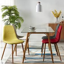 Find the dining room table and chair set that fits both your lifestyle and budget. Minimalista Glass Top Dining Table Teamson Home Uk