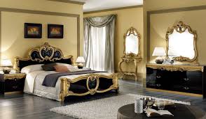 Barocco Black And Gold Bedroom Set Bedroom Furniture Sets Traditional Bedroom Design Classic Bedroom