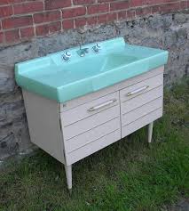 early 1960s bathroom vanity vintage
