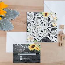 It is our joy to design you the perfect invitation. Sunflower Wedding Invitations Elegantweddinginvites