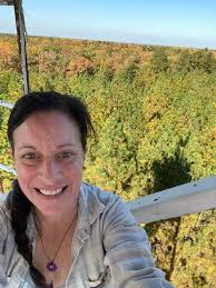 Yup…..This is me…. Climbing a fire tower! Beautiful up here. 🌲❤️🌲
