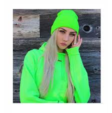 Show Your Neon Green Shop Now Neon Outfits Beanie Outfit Outfits With Hats