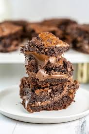 Ultimate Nutella Brownies Recipe In 2020 Nutella Recipes Nutella Brownies Nutella Recipes Easy