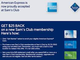 According to the sam's club website, the only person who can use a membership card. Amex Offers 25 Off 45 For Sam S Club Membership Not Working On Other Purchases Doctor Of Credit