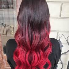 I dyed my hair and only my roots change color. 10 Popular Red And Black Hair Colour Combinations