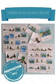For Children With Language Delays Location Words Can Be Very Tricky To Learn But Are Very Important Three Billy Goats Gruff Billy Goats Gruff Traditional Tales