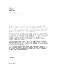 Cover Letter Sample For Nursing Assistant Sample Cover Letter