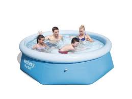 Bestway Piscine Ronde Fast Set Pools 244 X 66 Cm 57268 Vente De Piscine Hors Sol Conforama