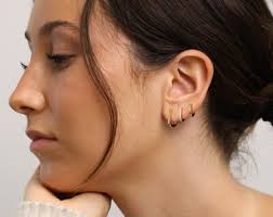 Link Hoop Earrings Gift Set • Huggie Hoop Earrings • Earring Set • Gift  Ready • Gift for Her • Gift for Mom • Gift Set