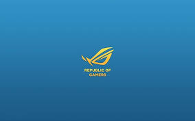 Blue And Yellow Asus Rog Wallpaper Id 1220 Download Page Asus Rog Asus Hd Wallpaper