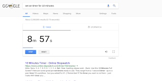 Set a timer for 45 minutes. How To Set A Timer Or Stopwatch Right From Google S Homepage 9to5google