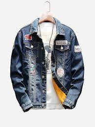 I Would Want One To Put Patches On Like This So Maybe Dark Is Better I Need Rachel For This Fleece Lined Denim Jacket Denim Jacket Jackets