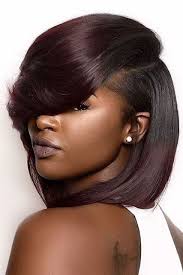 Hairstyles with weave act as a security blanket to protect you from those bad hair days. Sew In Weave Hairstyles For Black Women Short Hair Styles Burgundy Hair Hair