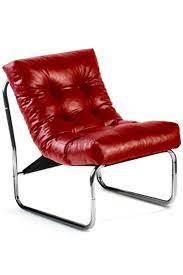 They are easy to clean and allows a luxurious feel. Designer Lounge Chair Red Leather Look Very Comfortable Seat Modern Living Room Chair