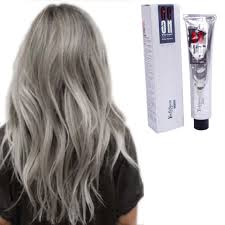 Amazon Com Tonsee 100ml Fashion Permanent Punk Hair Dye Light Gray Silver Color Cream Light Gray Beauty