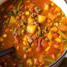 Hamburger Soup Recipe Yummly Recipe Beef Soup Recipes Easy Hamburger Soup Hamburger Soup
