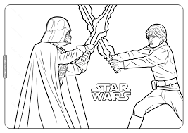 Printable star wars kylo ren coloring pages. Star Wars Darth Vader And Luke Coloring Pages Star Wars Coloring Sheet Star Wars Coloring Book Avengers Coloring Pages