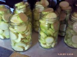 Conserves De Courgettes Ou Bocaux De Courgettes Conserve De Courgettes Courgette En Bocal Recettes De Cuisine